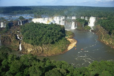 Vista delle Cascate di Iguaz