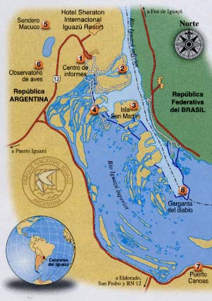 Mappa Isola San Martin