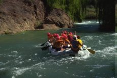 Rafting nel fiume Atuel